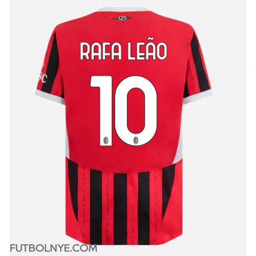 Camiseta AC Milan Rafael Leao #10 Primera Equipación 2024-25 manga corta